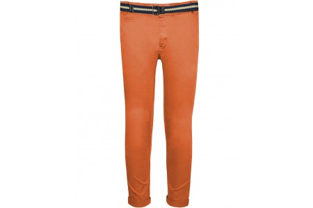  Ελαστικό παντελόνι  chinos με ζώνη σε slim γραμμή 