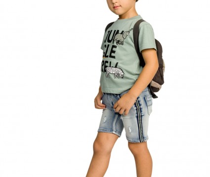 ΜΠΛΟΥΖΑ βαμβακερή   JUNGLE ΑΓΟΡΙ ΒΕΒΕ