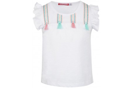 ΜΠΛΟΥΖΑ ΚΟΡΙΤΣΙ με χρωματιστες φουντες