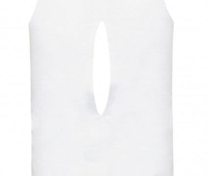 ΜΠΛΟΥΖΑ ΚΟΡΙΤΣΙ ΒΕΒΕ  ΛΕΥΚΟ ΜΟΝΟΚΕΡΟΣ ΜΕ ΑΝΟΙΓΜΑ ΣΤΗΝ ΠΛΑΤΗ