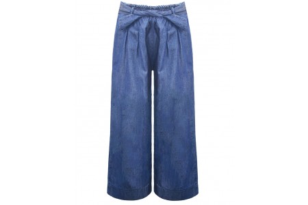 ΠΑΝΤΕΛΟΝΑ ΚΟΡΙΤΣΙ  denim zip culotte