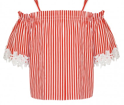 ΤΟΠ ΚΟΡΙΤΣΙ ΚΟΚΚΙΝΟ ριγε