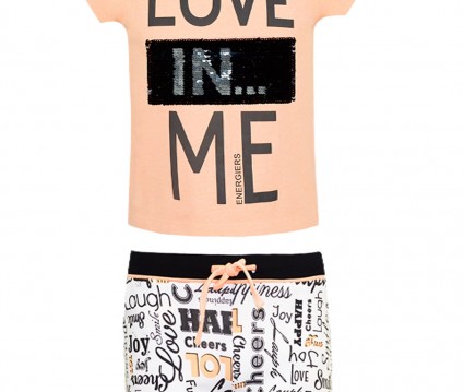 ΣΕΤ ΚΟΡΙΤΣΙ ΣΟΡΤΣ ΚΑΙ ΜΠΛΟΥΖΑ ΜΕ ΠΑΓΙΕΤΕΣ 35% ΒΑΜΒΑΚΙ-65%ΠΟΛΥΕΣΤΕΡ+ 95% ΒΑΜΒΑΚΙ -5% ΕΛΑΣΤΑΝ 