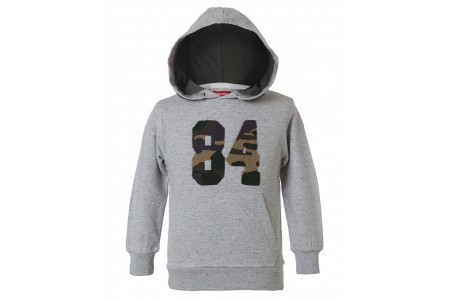 ΜΠΛΟΥΖΑ ΑΓΟΡΙ ΒΕΒΕ Φούτερ  με κουκούλα και σχέδιο ΜΕΛΑΝΖΕ