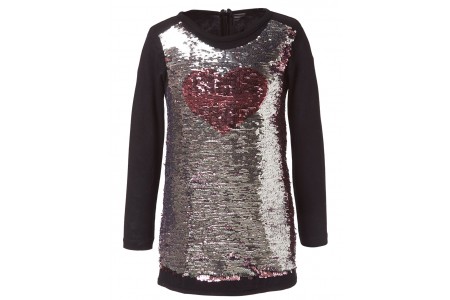 Φόρεμα με παγιέτες που αλλάζουν ΡΟΖ