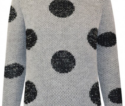 Πουλόβερ με μοτίβο κύκλους μελανζέ