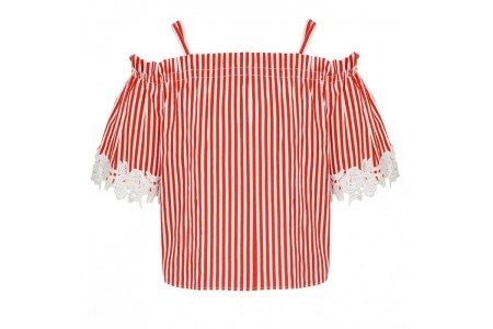 ΤΟΠ ΚΟΡΙΤΣΙ ΚΟΚΚΙΝΟ ριγε