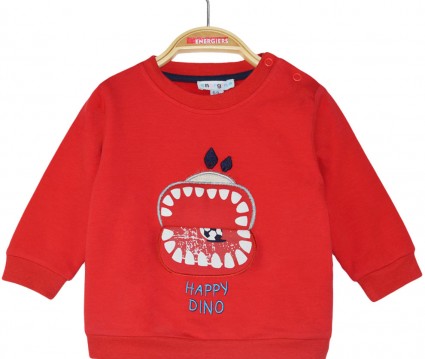 Σετ φούτερ βαμβακερό με απλικέ