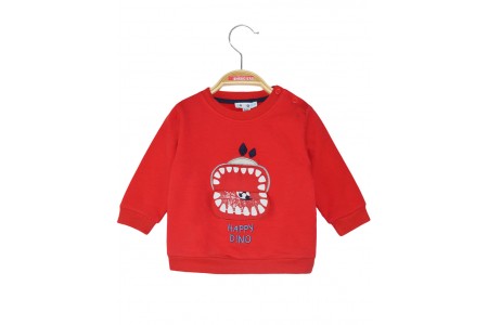 Σετ φούτερ βαμβακερό με απλικέ