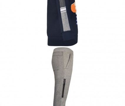 Φόρμα φούτερ με τύπωμα skate board