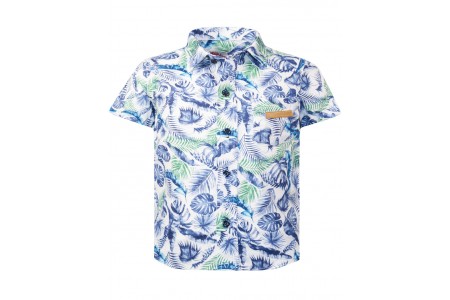Πουκάμισο floral με κοντό μανίκι