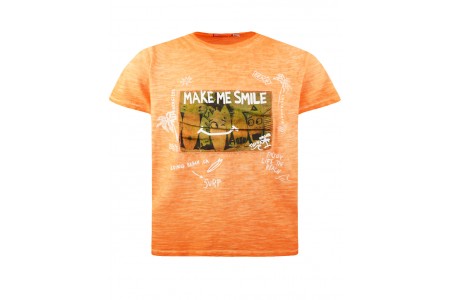 Βαμβακερή μοντέρνα μπλούζα σε φλάμα ύφασμα