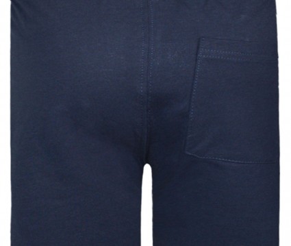 Σετ βαμβακερό, σορτς με διχρωμία στο πλάι και μπλούζα με τύπωμα φάρος