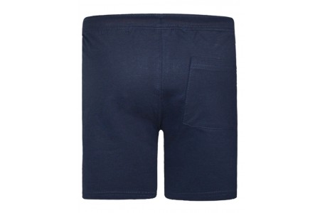 Σετ βαμβακερό, σορτς με διχρωμία στο πλάι και μπλούζα με τύπωμα φάρος