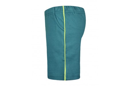 Σετ σορτς με ρίγα στο πλάι και μπλούζα αμάνικη με τύπωμα