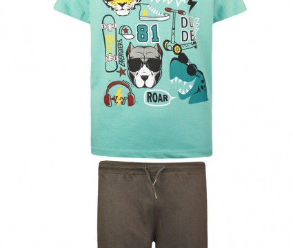 Σετ βαμβακερό με τύπωμα