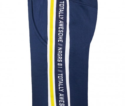 Βαμβακερή μακό βερμούδα με tape στο πλάι