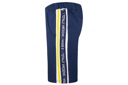 Βαμβακερή μακό βερμούδα με tape στο πλάι