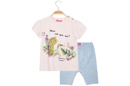  Βρεφικό σετ κολάν και μπλούζα τύπωμα