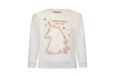 Μπλούζα  τύπωμα μονόκερος με γκλίτερ