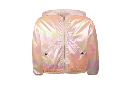 Τζάκετ μεταλλικό με ασημί λεπτομέρεια στο μανίκι