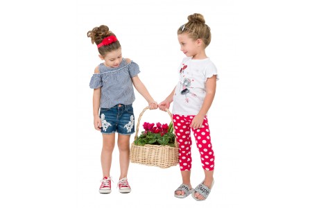 Κολάν με πουά μοτίβο