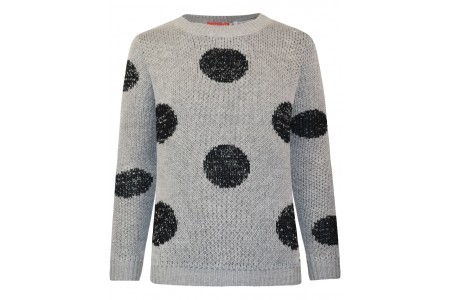 Πουλόβερ με μοτίβο κύκλους μελανζέ