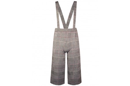 Παντελόνα καρρώ με τιράντες