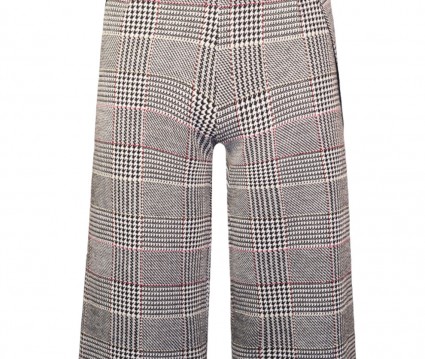 Παντελόνα καρρώ με τιράντες