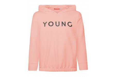  Μπλούζα φούτερ με κουκούλα και τύπωμα