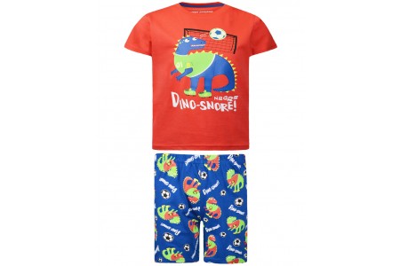 Πυζάμα βαμβακερή σχέδιο δεινόσαυρος(φωσφορίζει στο σκοτάδι)