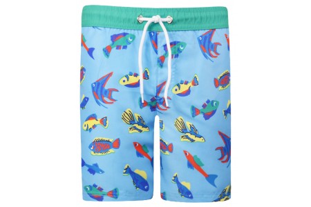 Μαγιώ/Βερμούδα με τύπωμα ψαράκια