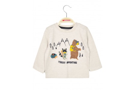 Μπλούζα  βρεφική αγόρι τύπωμα