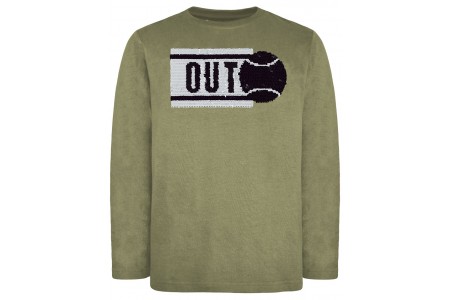 Μπλούζα βαμβακερή με παγιέτες που αλλάζουν