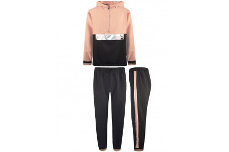 Σετ παντελόνι και μπλούζα με κουκούλα