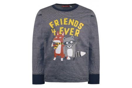  Ριγέ μπλούζα friends for ever