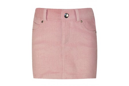 Παιδική Φούστα Κοτλέ Μονόχρωμη Ροζ κορίτσι 100% Πολυεστέρας