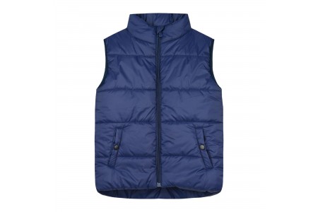 Μονόχρωμο αμάνικο μπουφάν για αγόρι | ΜΑΡΕΝ 100% ΠΟΛΥΕΣΤΕΡ