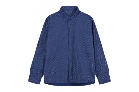 Energiers Basic Line βαμβακερό πουκάμισο για αγόρι. Ιδανικό για παρέλαση λευκό