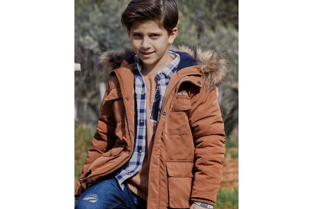 Βαμβακερό καρώ πουκάμισο αγόρι