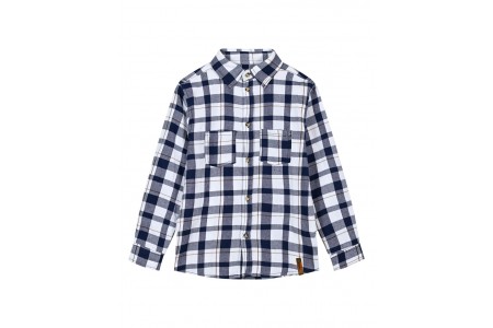 Βαμβακερό καρώ πουκάμισο αγόρι