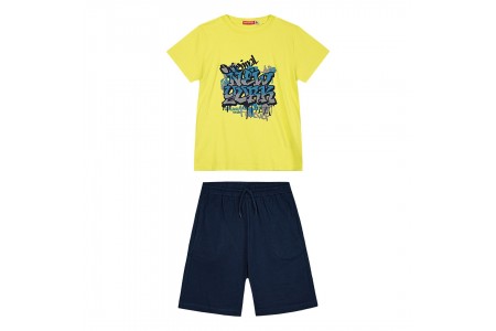 σετ μακό 2 τεμάχια με τύπωμα για αγόρι | ΜΑΡΕΝ