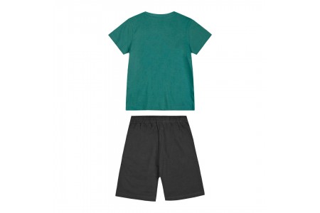 σετ μακό 2 τεμάχια με τύπωμα για αγόρι | ΑΝΘΡΑΚΙ