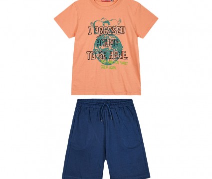 σετ μακό 2 τεμάχια με τύπωμα για αγόρι | ΜΑΡΕΝ