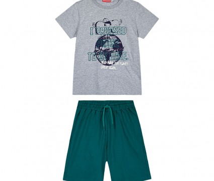 σετ μακό 2 τεμάχια με τύπωμα για αγόρι | ΠΕΤΡΟΛ