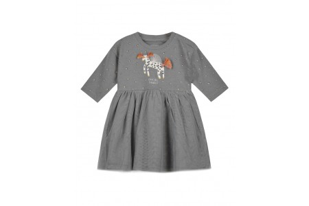 Βρεφικό φόρεμα με αστεράκια και απαλό τούλι 