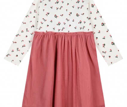 Φόρεμα μακό με τούλι