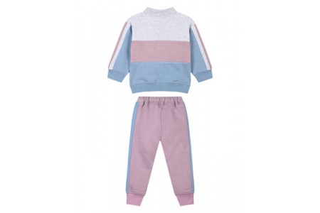 Παιδική φόρμα σετ με τύπωμα μωβέ