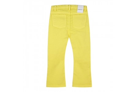 Παιδικό παντελόνι με φαρδύ μπατζάκι για κορίτσι /τζίντζερ