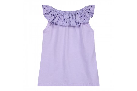 Παιδική μπλούζα με φραμπαλά για κορίτσι | ΛΙΛΑ